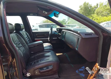 1996 Cadillac Fleetwood Brougham из США, поврежденный, VIN 1G6DW52P5TR701174